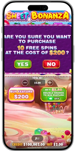 Sweet Bonanza 1000 slot gameplay showing bonus feature