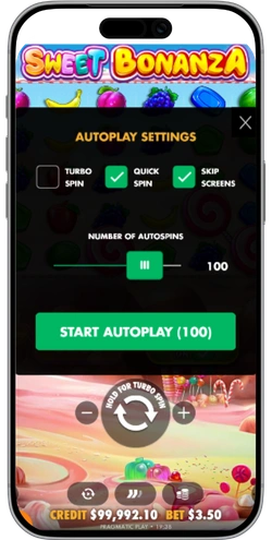 Sweet Bonanza 1000 free spins feature activation screen